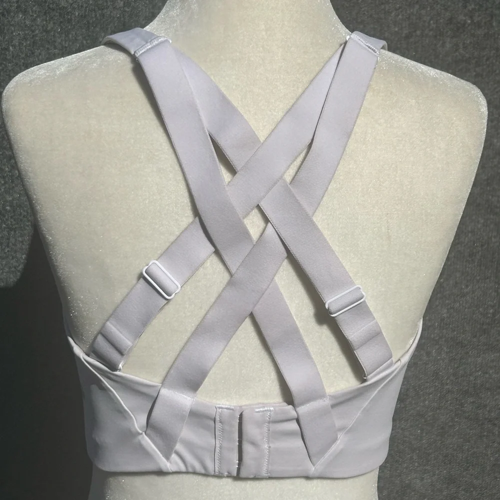 Lululemon Athletica Energy Bra High Support Cross-Back Sports Bra 36DDD Taupe - Picture 13 of 15